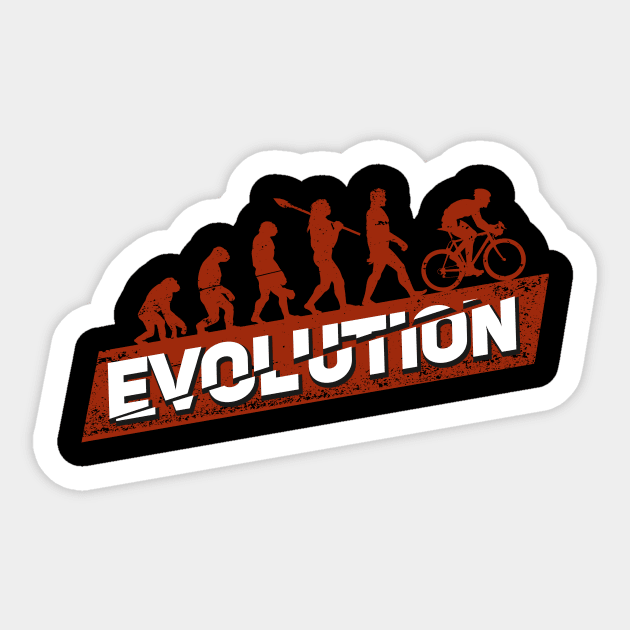 Cycling Evolution Bicycle Cyclist Gift Sticker by Dolde08